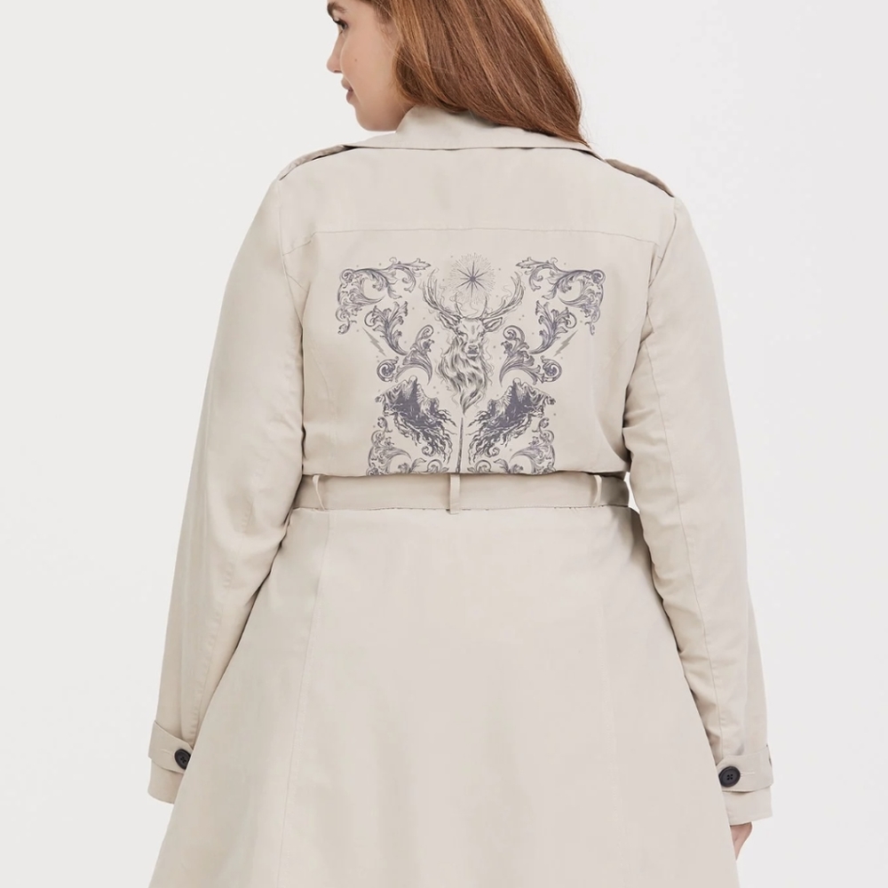 Harry Potter Patronus Trench Coat